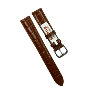 STRONG CLASSIC ремень д/часов 22мм коричневый рыжеватый маленькая застежка №0060