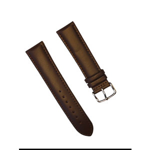 CONDOR ремень д/часов 22мм коричневый с прошивкой гладкий матовый №0049