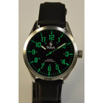 SLAVA 10241ips black green dial